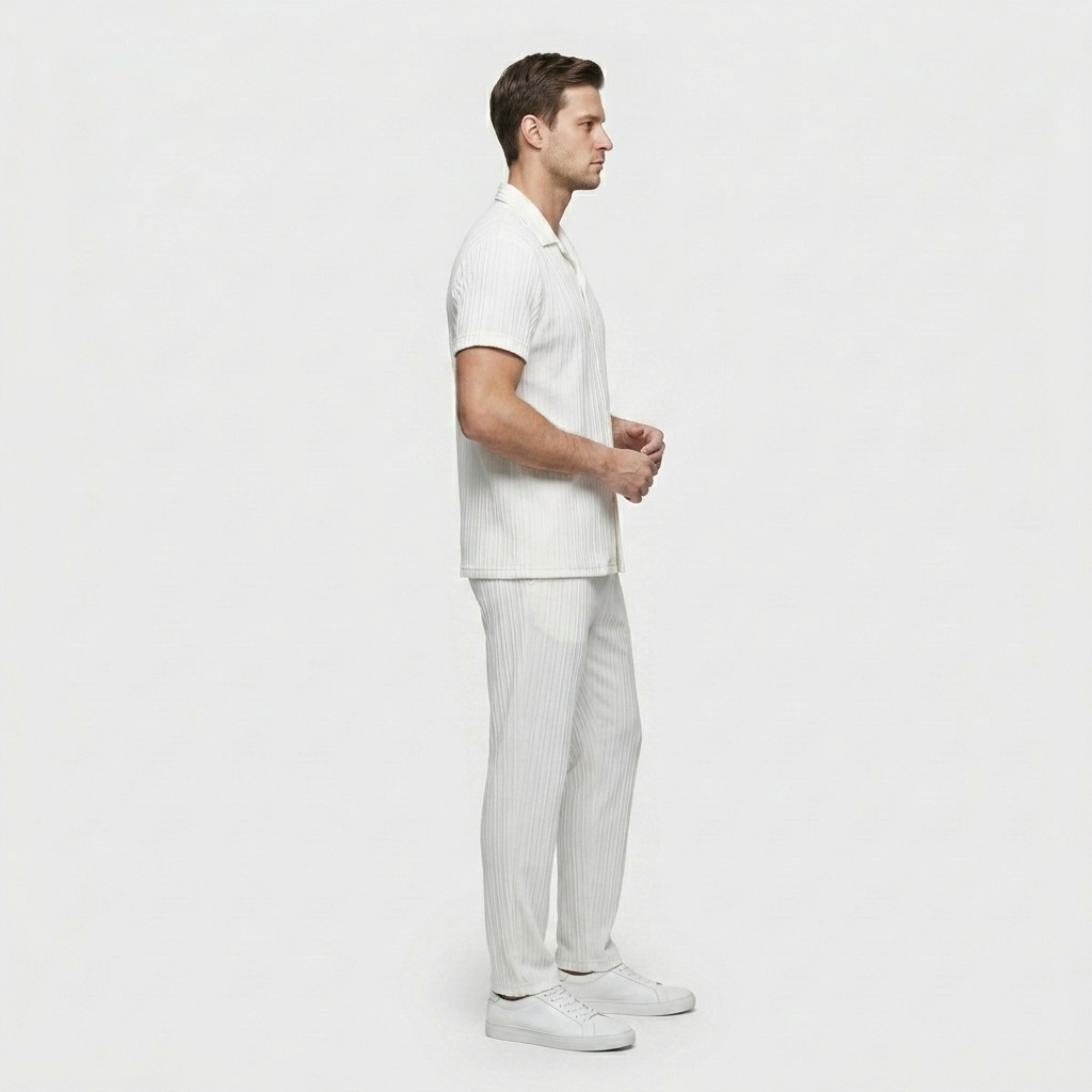 Ensemble Chemise et Pantalon Côtelé pour Homme