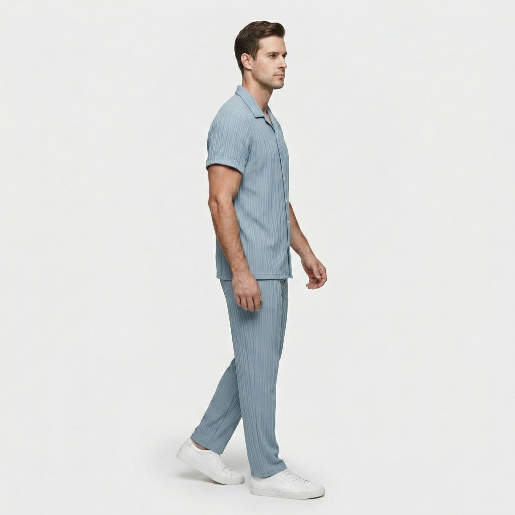 Ensemble Chemise et Pantalon Côtelé pour Homme