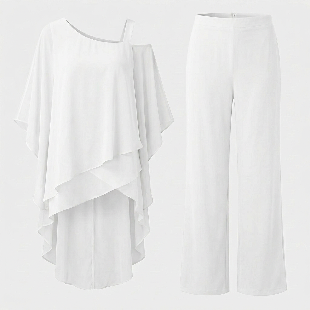 Ensemble Deux Pièces Coupe Coordonnée Pour Femme