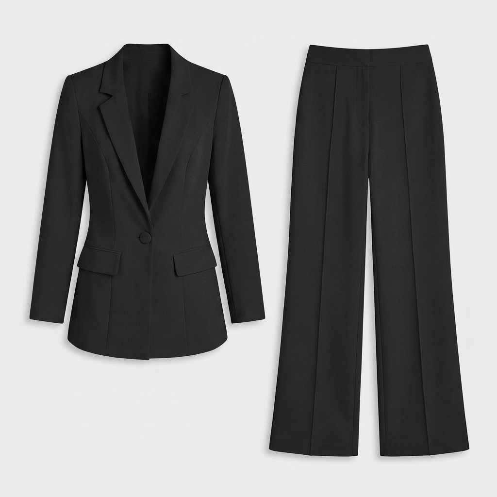 Ensemble Coordonné Coupe Décontractée Chic Pour Femme
