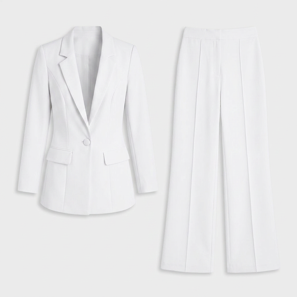 Ensemble Coordonné Coupe Décontractée Chic Pour Femme