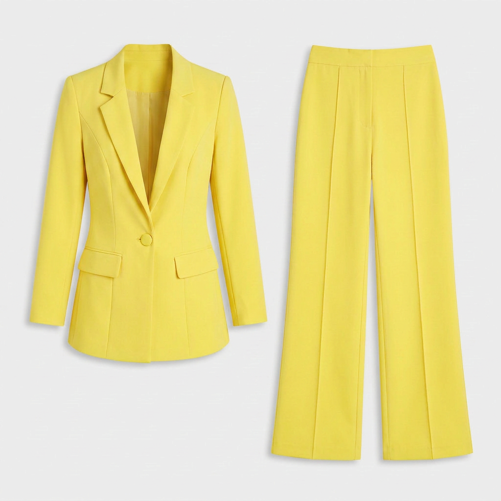 Ensemble Coordonné Coupe Décontractée Chic Pour Femme