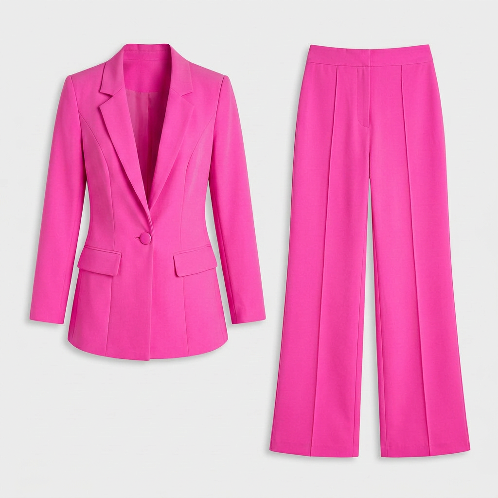 Ensemble Coordonné Coupe Décontractée Chic Pour Femme