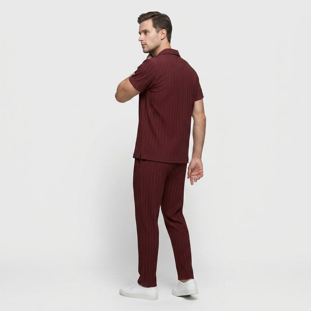 Ensemble Chemise et Pantalon Côtelé pour Homme
