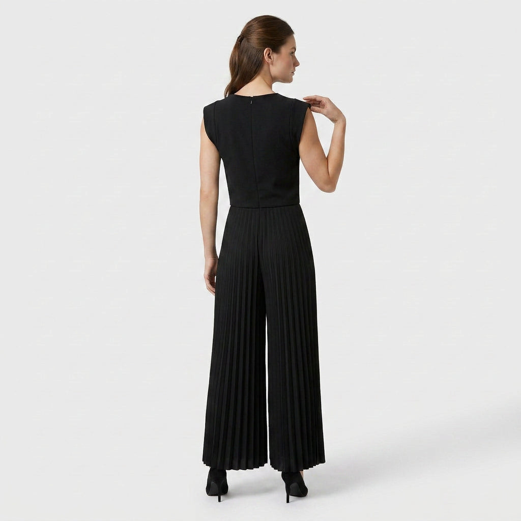 Ensemble Pull Sans Manches Pantalon Large pour Femme