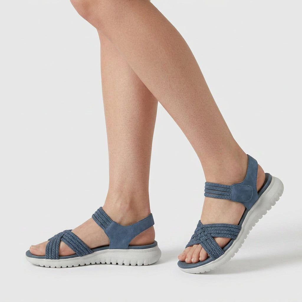 Sandales Plateforme Légère Soutien Renforcé Pour Femme