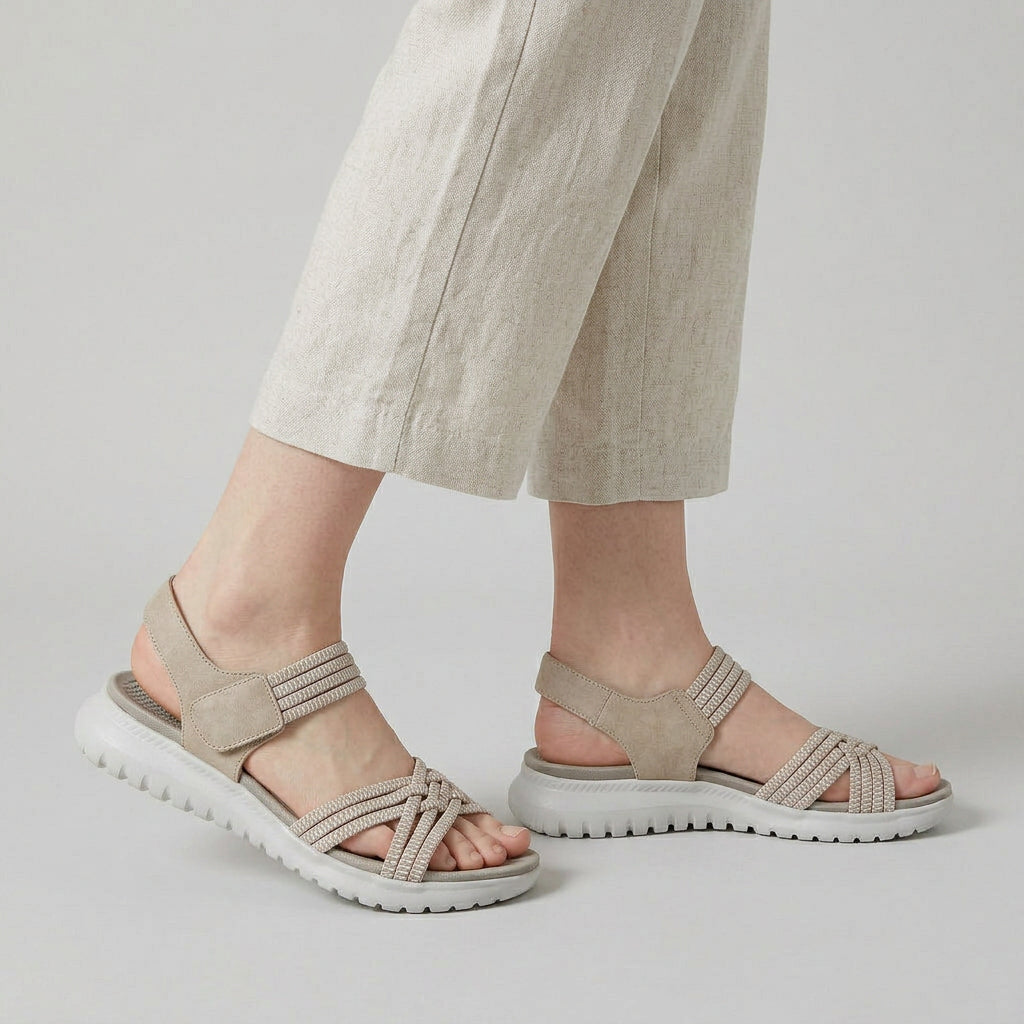 Sandales Plateforme Légère Soutien Renforcé Pour Femme