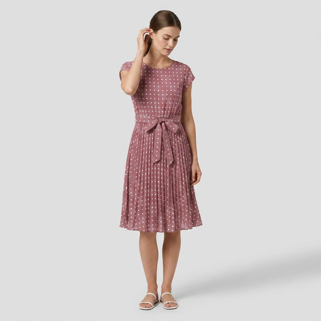 Robe Été Imprimée Coupe Légère pour Femme