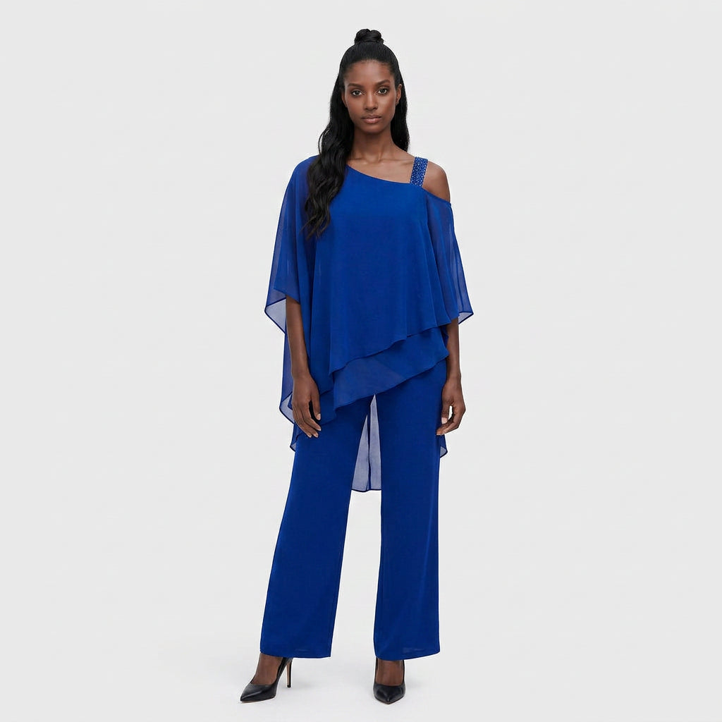 Ensemble Deux Pièces Coupe Coordonnée Pour Femme