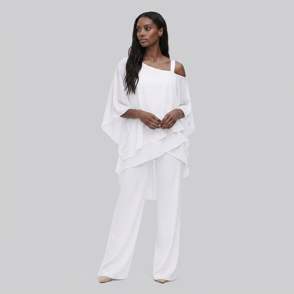 Ensemble Deux Pièces Coupe Coordonnée Pour Femme