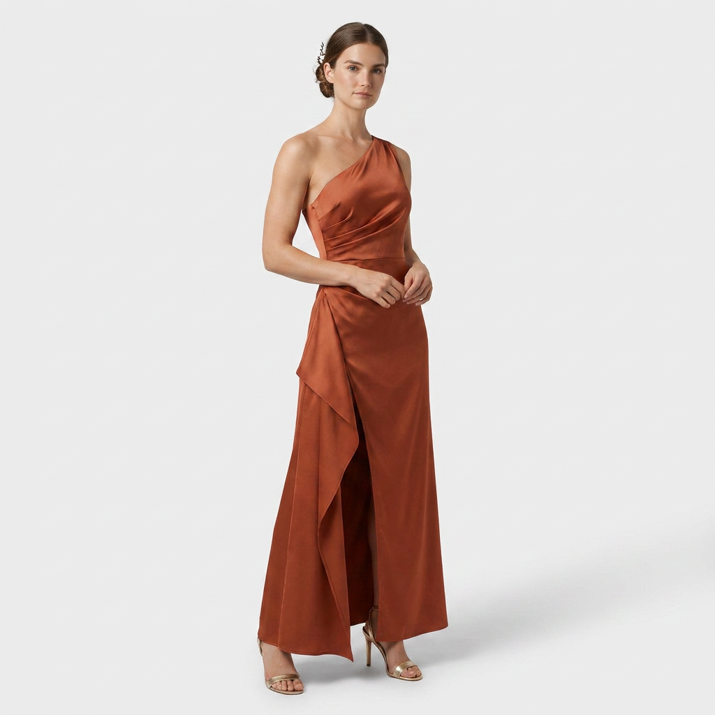 Robe Maxi Coupe Fluide Tissu Léger Pour Femme