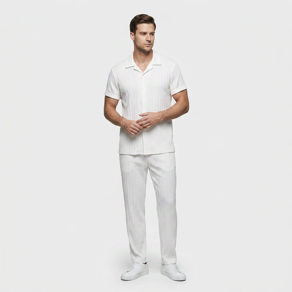 Ensemble Chemise et Pantalon Côtelé pour Homme