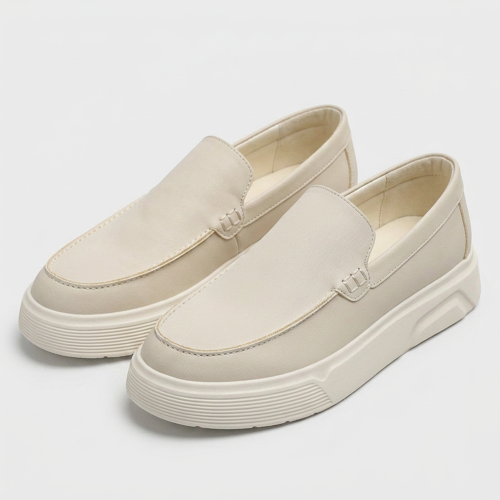 Loafer Suède Semelle Épaisse Chunky pour Homme