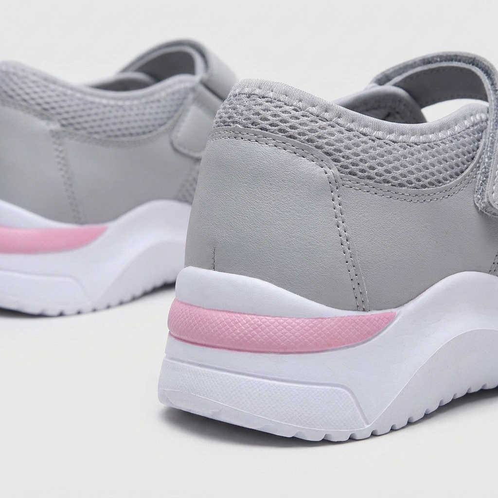 Sneakers Légères Semelle Crantée Coupe Classique pour Femme