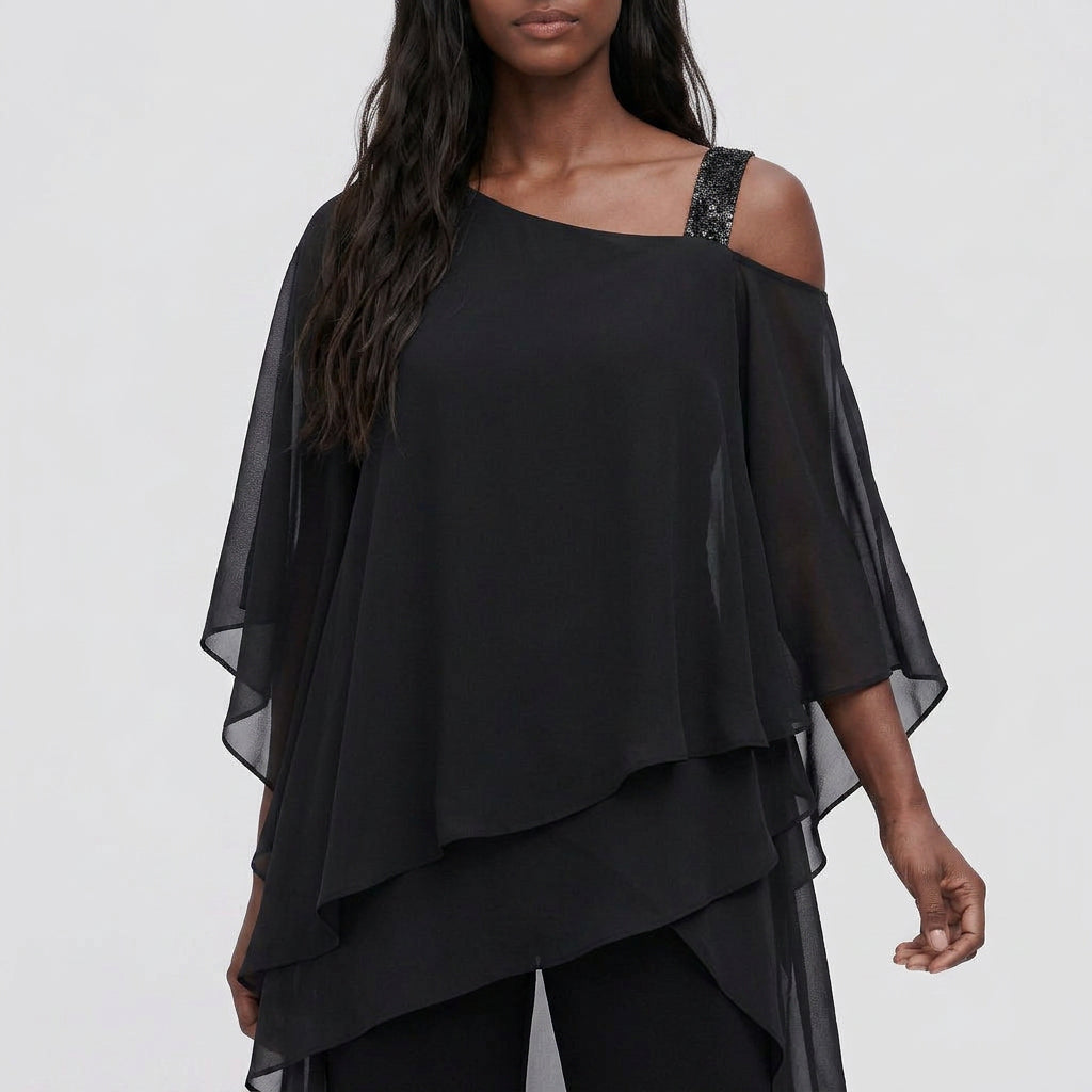 Ensemble Deux Pièces Coupe Coordonnée Pour Femme