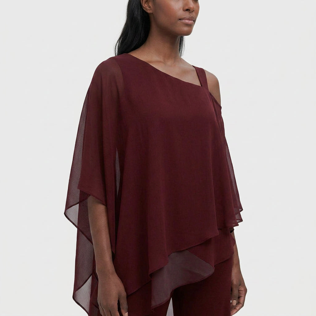 Ensemble Deux Pièces Coupe Coordonnée Pour Femme