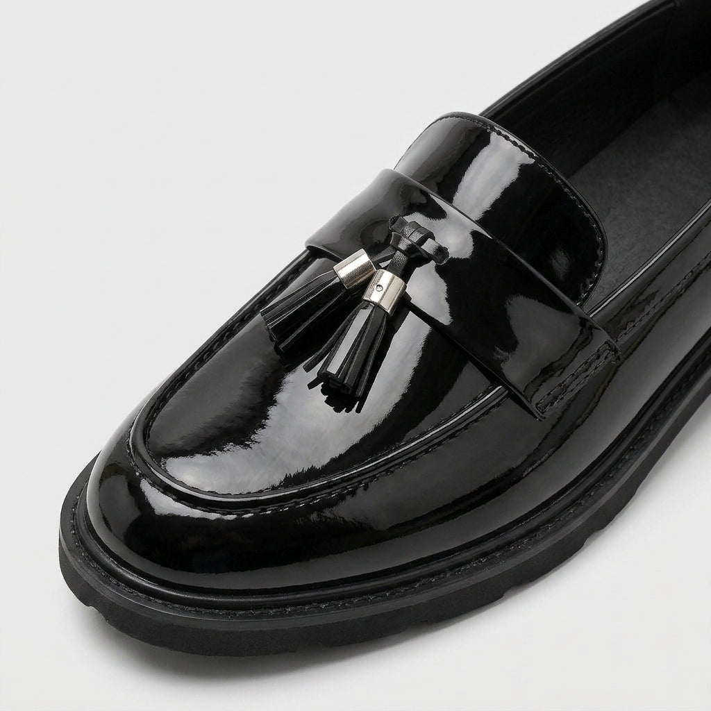 Mocassins Penny Cuir Coupe Classique Pour Homme