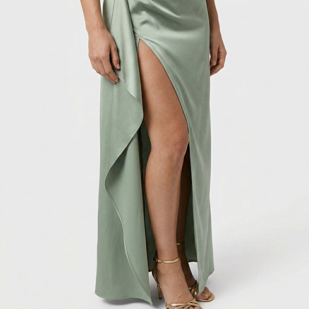 Robe Maxi Coupe Fluide Tissu Léger Pour Femme
