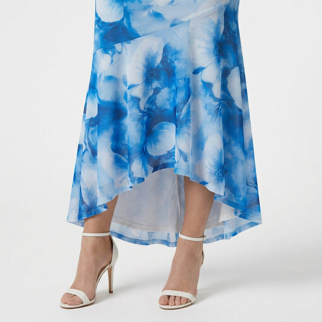 Robe Florale Coupe Légère Imprimé Saisonnier Pour Femme