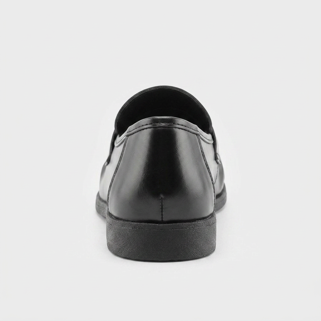 Loafer Cuir Bout Froncé Bride Penny pour Homme