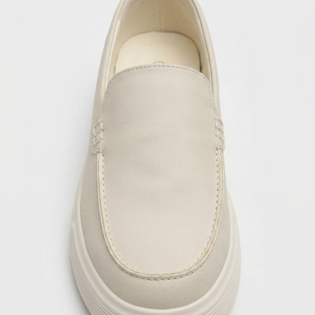 Loafer Suède Semelle Épaisse Chunky pour Homme