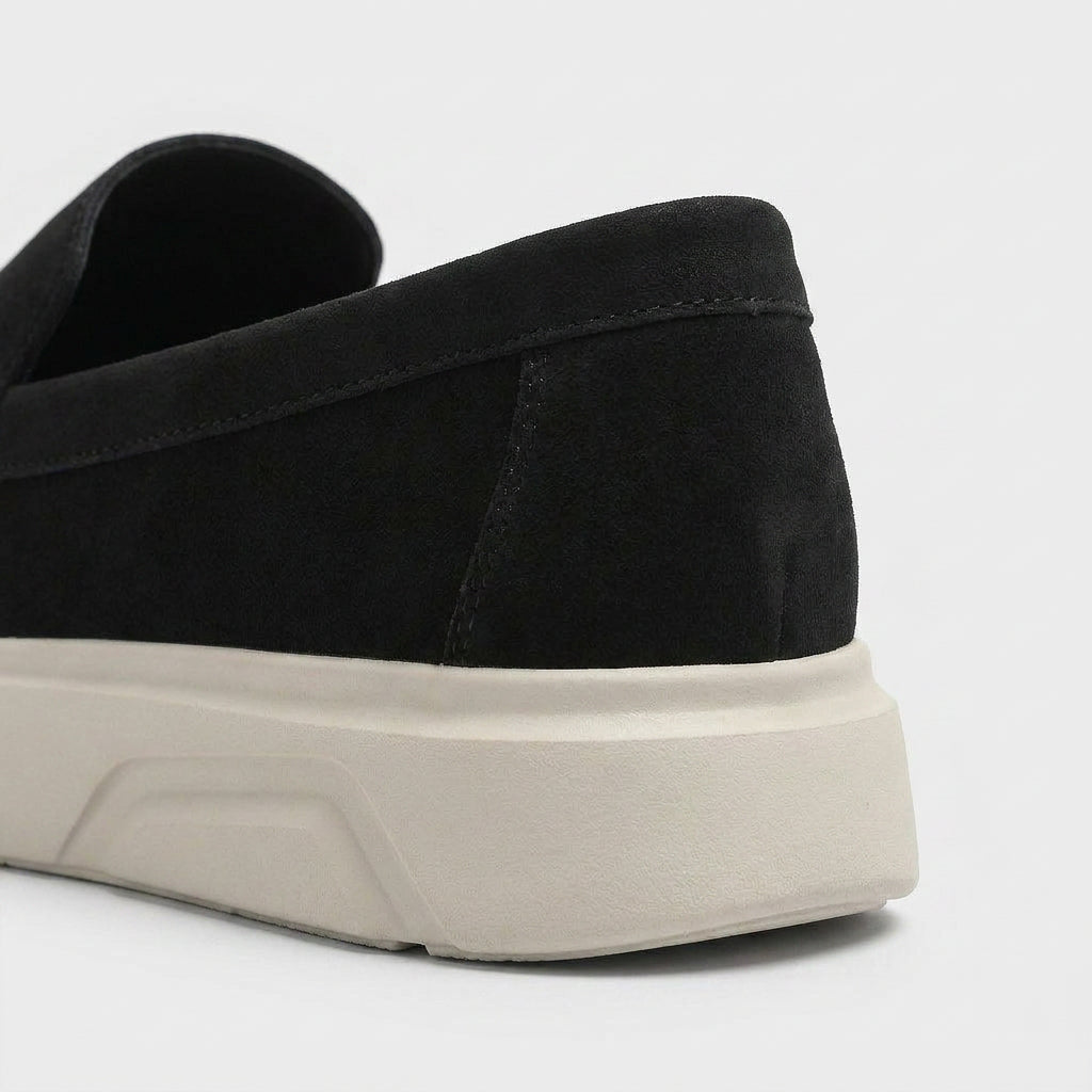 Loafer Suède Semelle Épaisse Chunky pour Homme