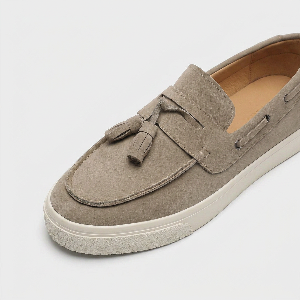 Loafer Daim À Glands Semelle Sneaker pour Homme