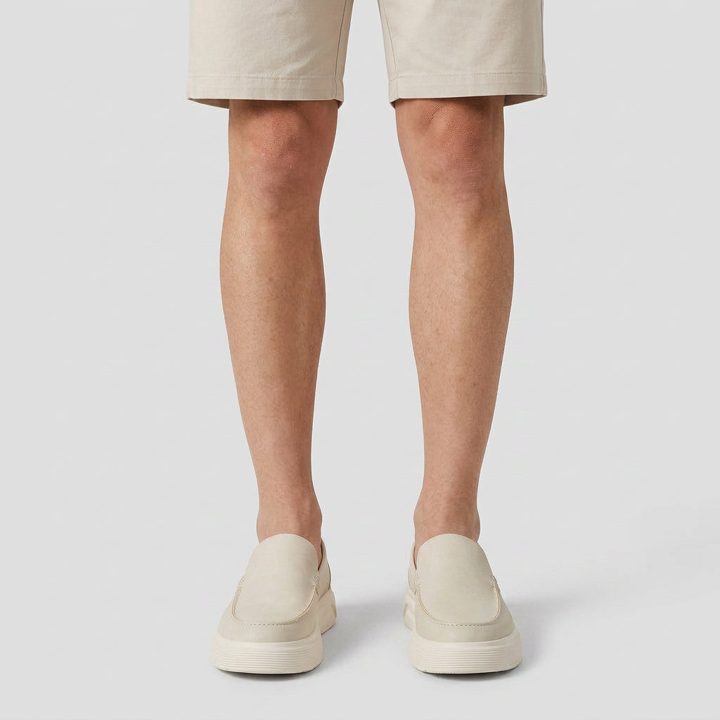 Loafer Suède Semelle Épaisse Chunky pour Homme