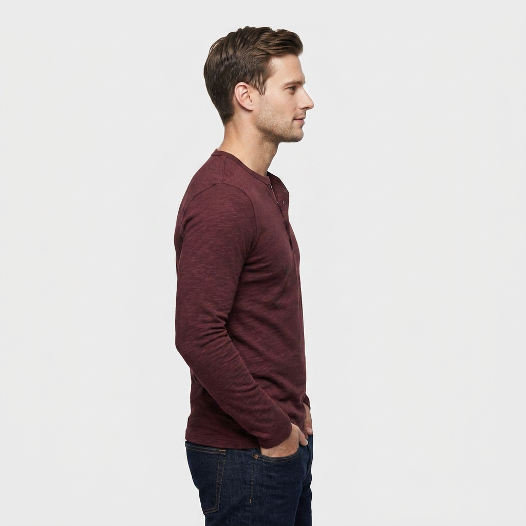 Chemise Classique Coton Coupe Ajustée pour Homme