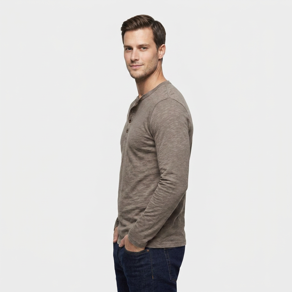 Chemise Classique Coton Coupe Ajustée pour Homme