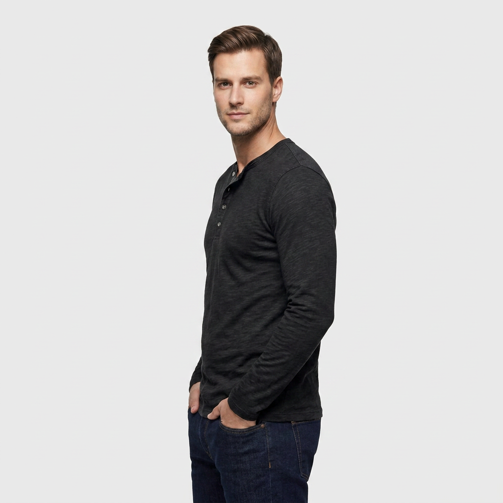 Chemise Classique Coton Coupe Ajustée pour Homme