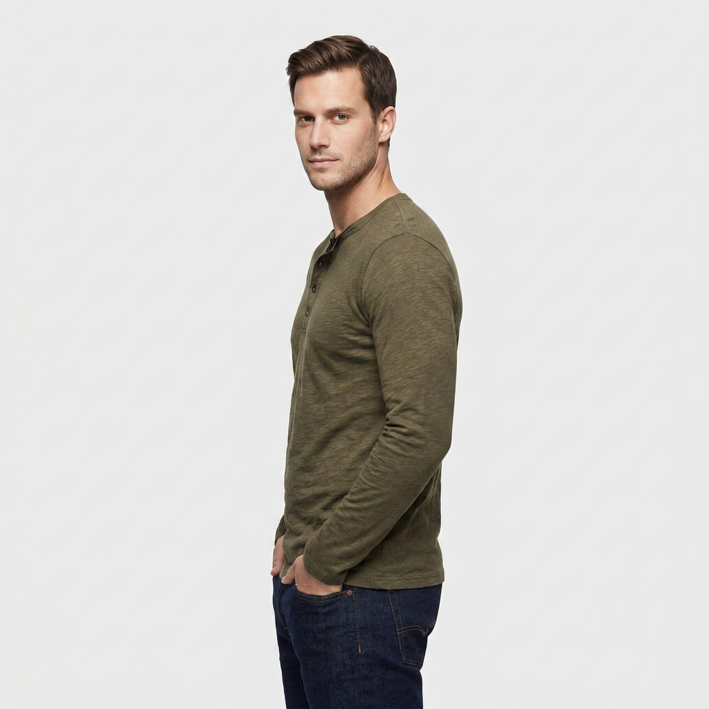 Chemise Classique Coton Coupe Ajustée pour Homme