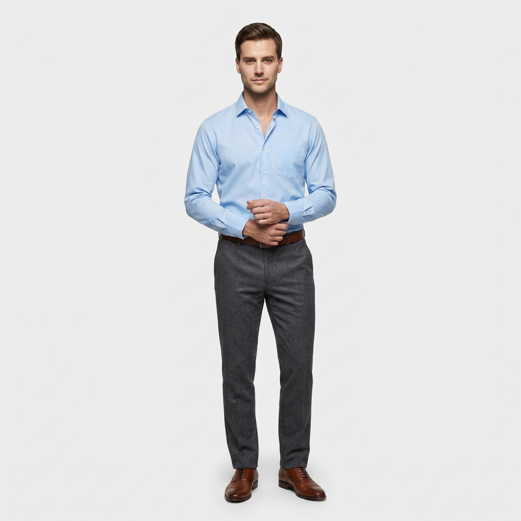 Chemise Affaires Infroissable Coupe Confort pour Homme