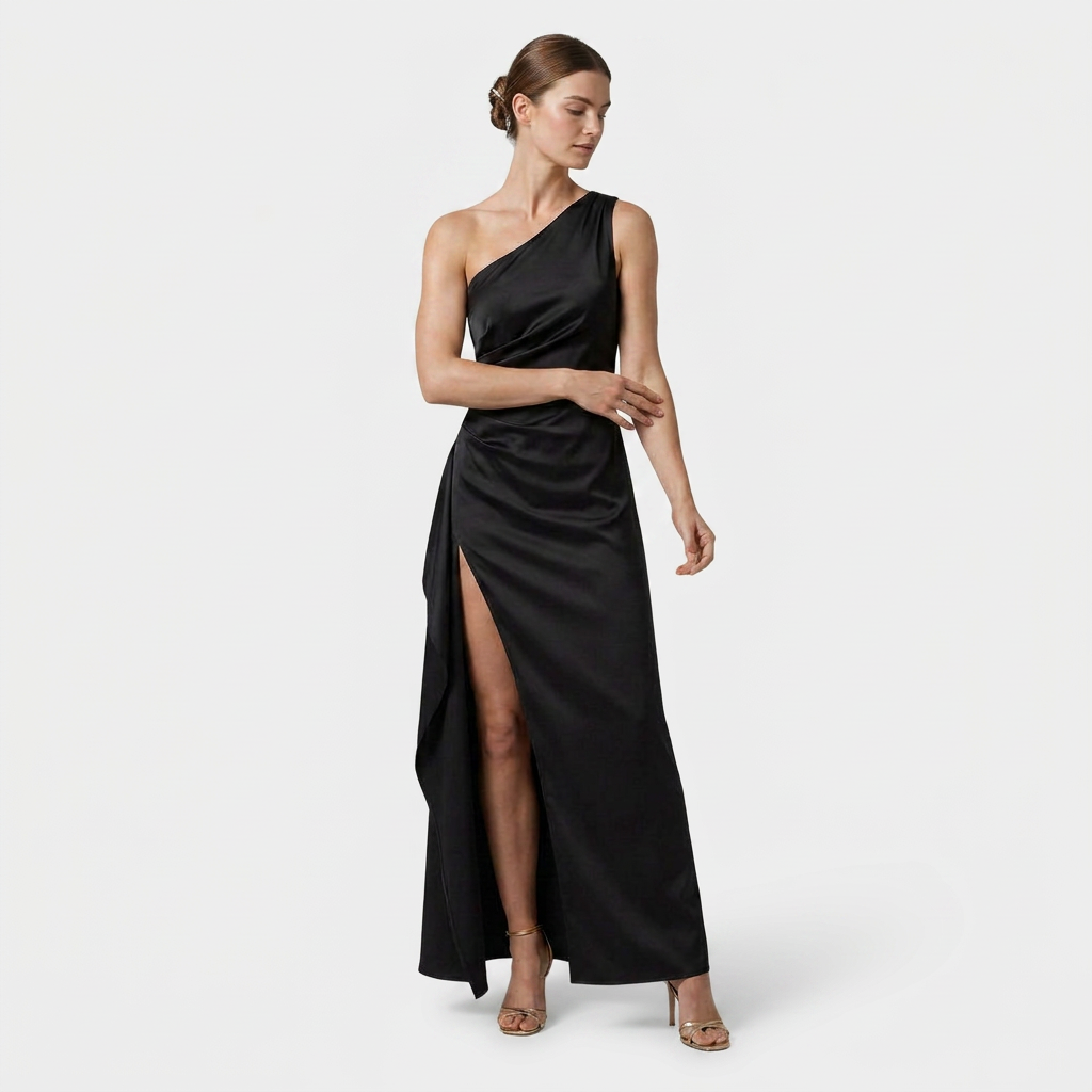 Robe Maxi Coupe Fluide Tissu Léger Pour Femme