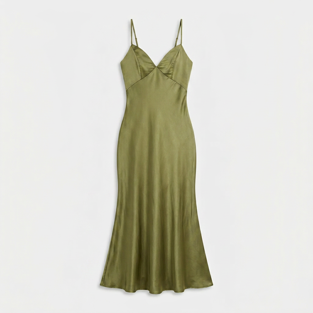 Robe Coupe Ajustée Encolure Ronde pour Femme
