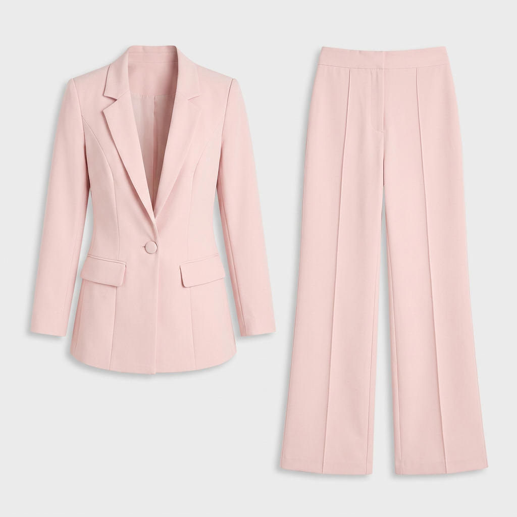 Ensemble Coordonné Coupe Décontractée Chic Pour Femme