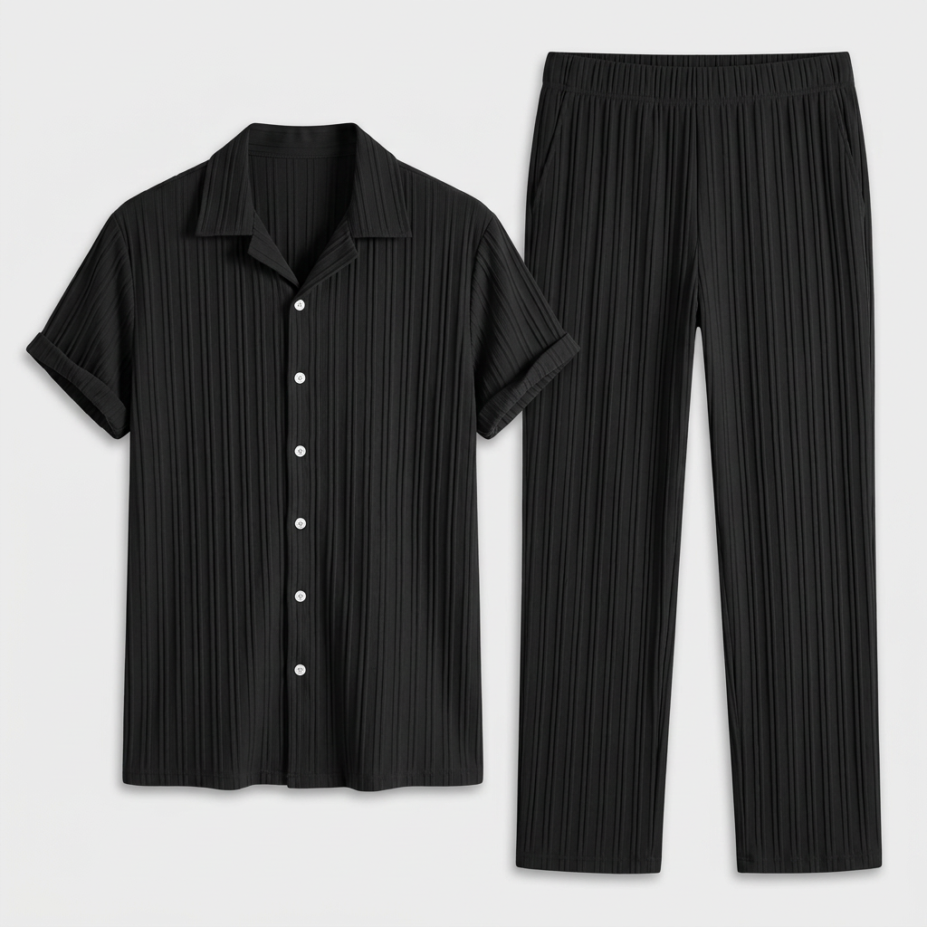 Ensemble Chemise et Pantalon Côtelé pour Homme