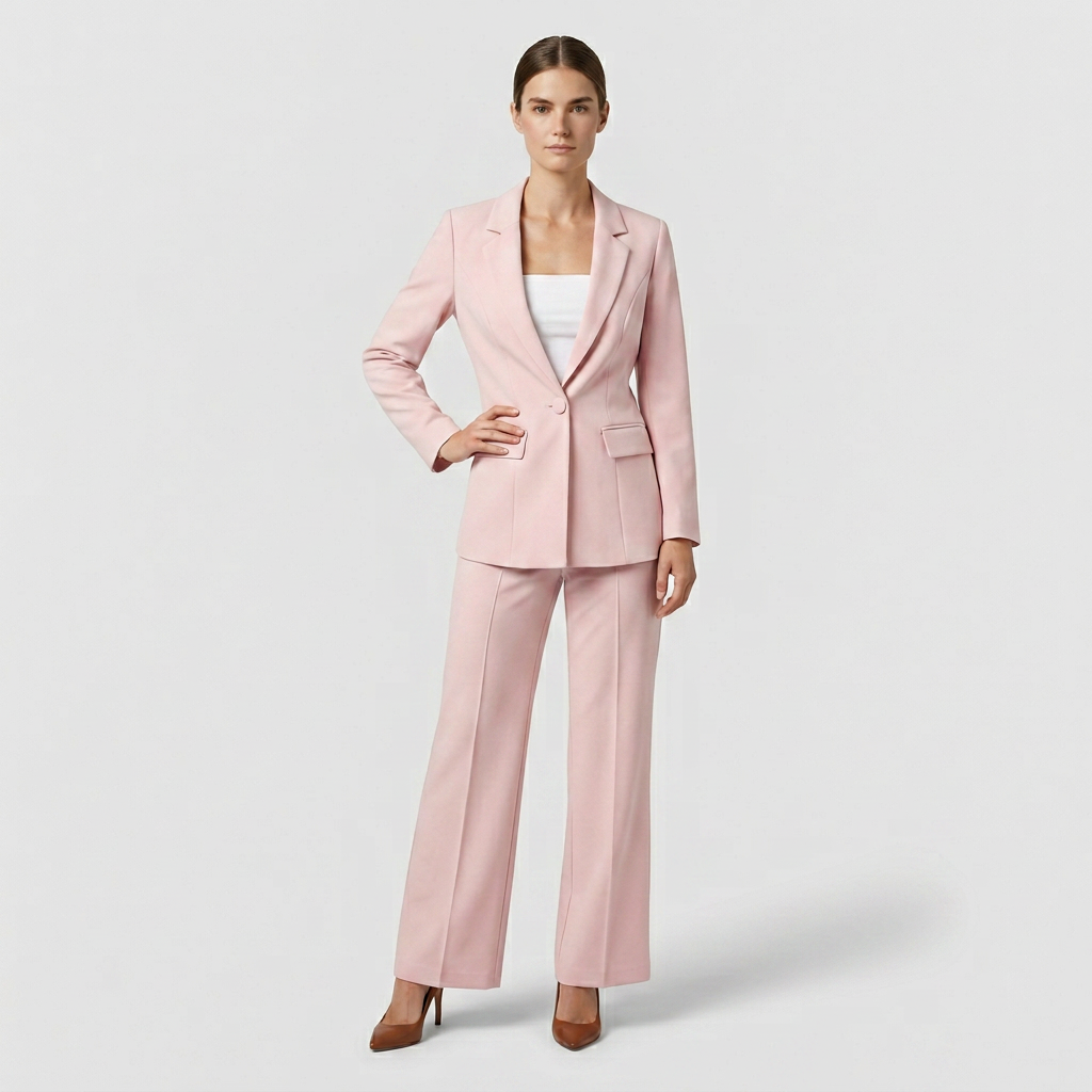 Ensemble Coordonné Coupe Décontractée Chic Pour Femme