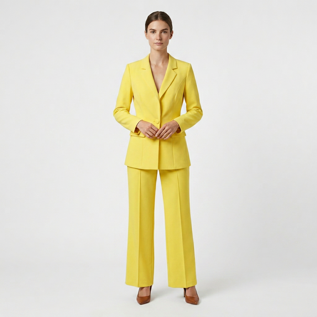 Ensemble Coordonné Coupe Décontractée Chic Pour Femme