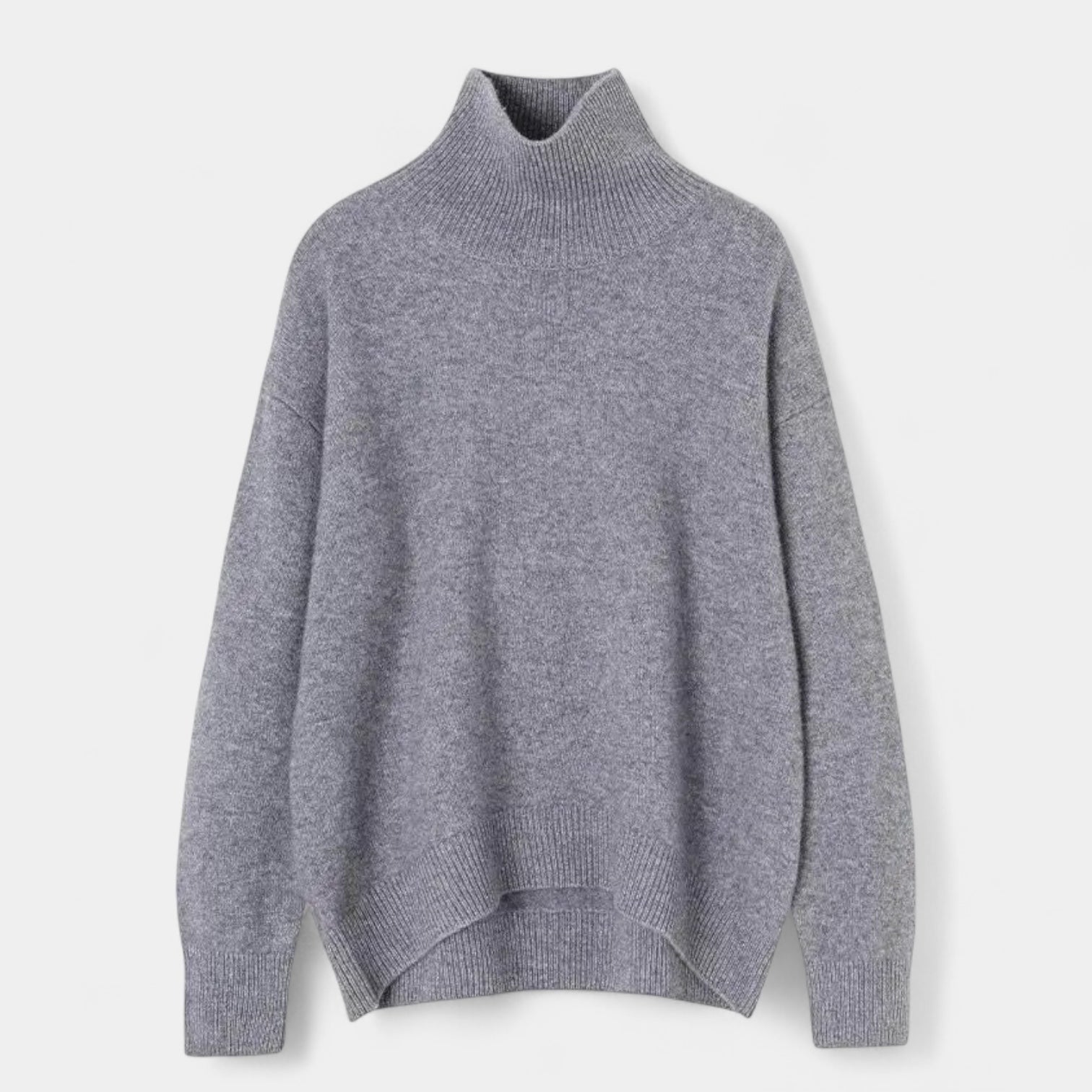 Pull En Maille Femme À Col Roulé